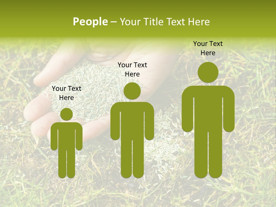 Maintenance Hand Seeding PowerPoint Template