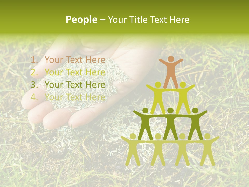Maintenance Hand Seeding PowerPoint Template
