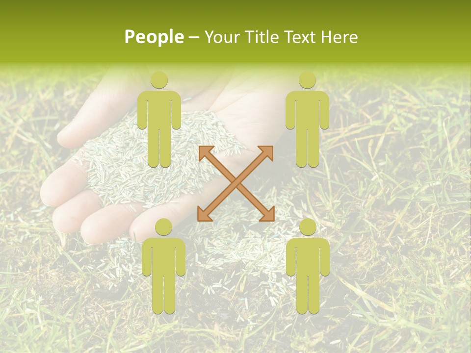 Maintenance Hand Seeding PowerPoint Template