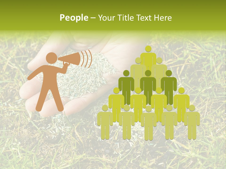 Maintenance Hand Seeding PowerPoint Template