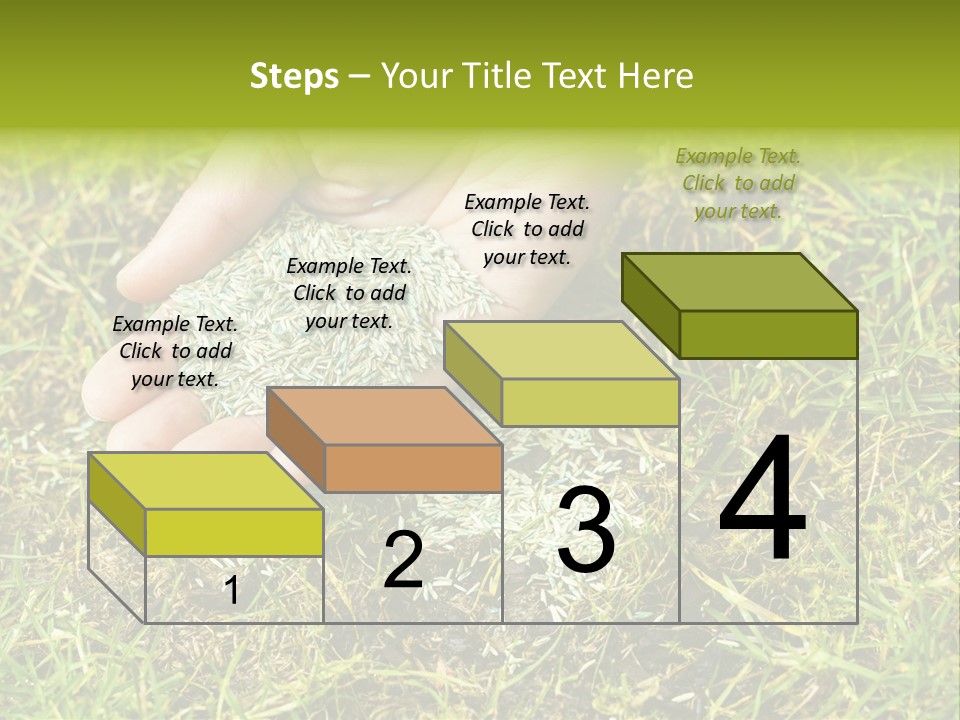 Maintenance Hand Seeding PowerPoint Template