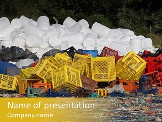 Junk Junkyard Scrapyard PowerPoint Template