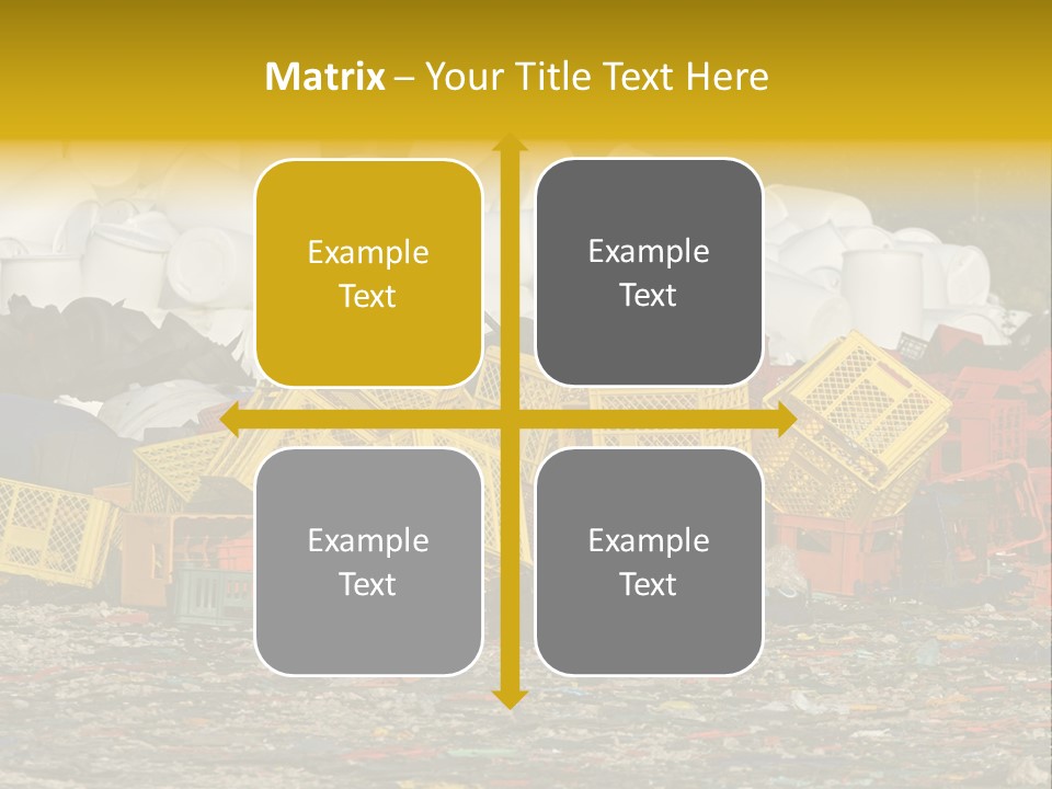 Junk Junkyard Scrapyard PowerPoint Template