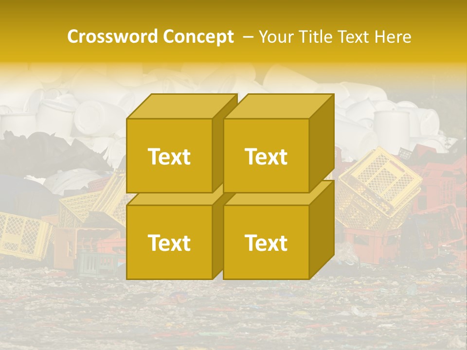 Junk Junkyard Scrapyard PowerPoint Template