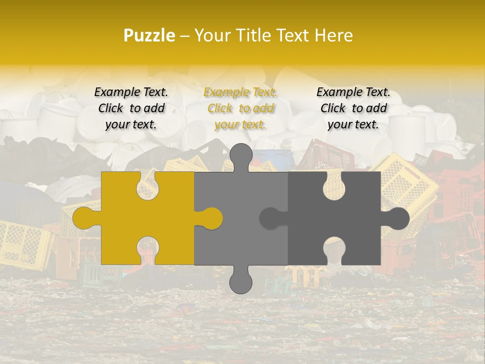 Junk Junkyard Scrapyard PowerPoint Template