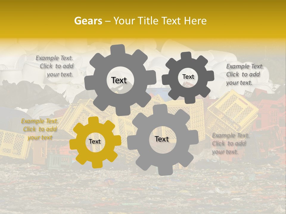 Junk Junkyard Scrapyard PowerPoint Template