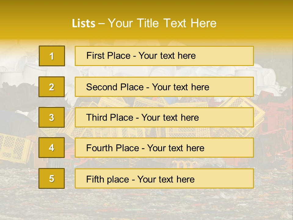 Junk Junkyard Scrapyard PowerPoint Template