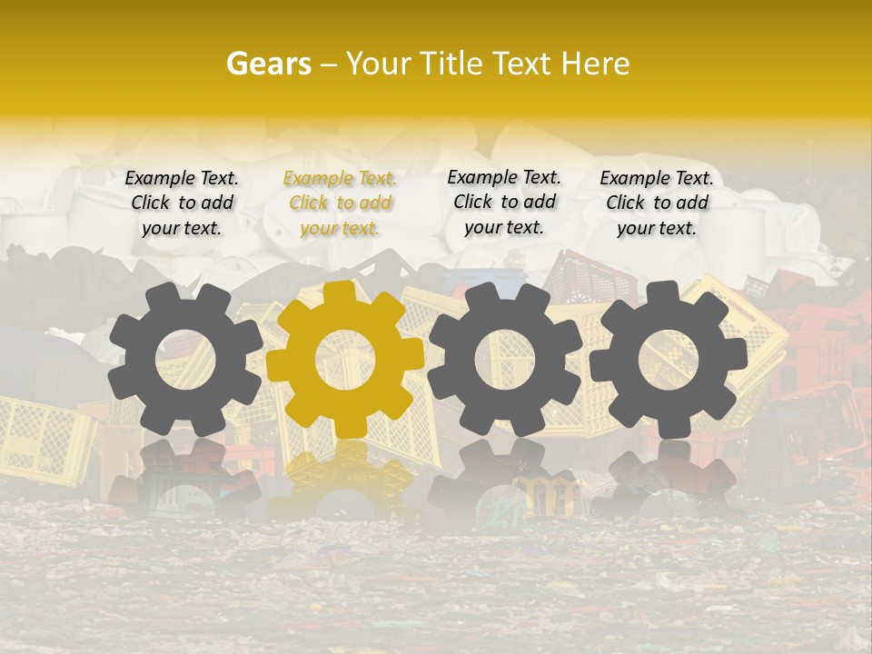 Junk Junkyard Scrapyard PowerPoint Template