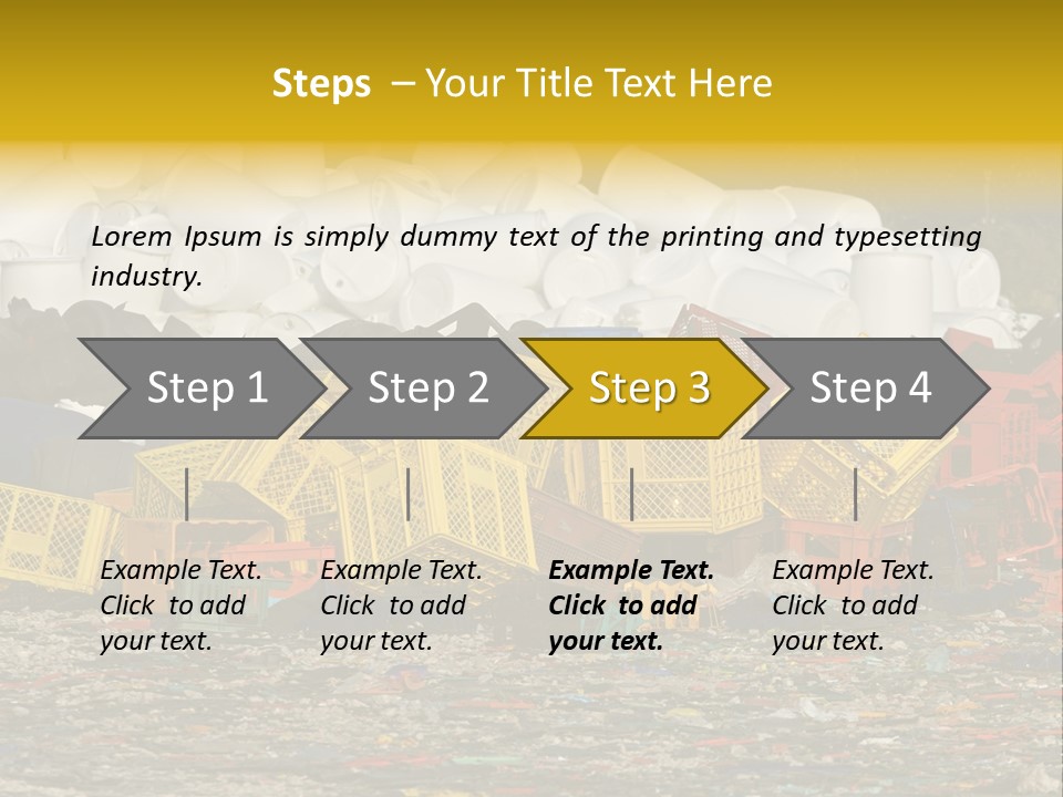 Junk Junkyard Scrapyard PowerPoint Template