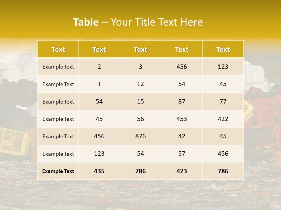 Junk Junkyard Scrapyard PowerPoint Template