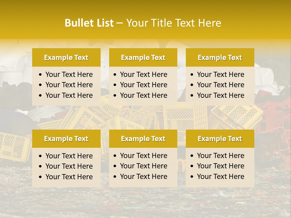 Junk Junkyard Scrapyard PowerPoint Template