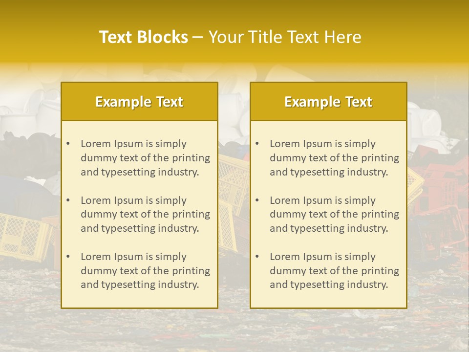 Junk Junkyard Scrapyard PowerPoint Template