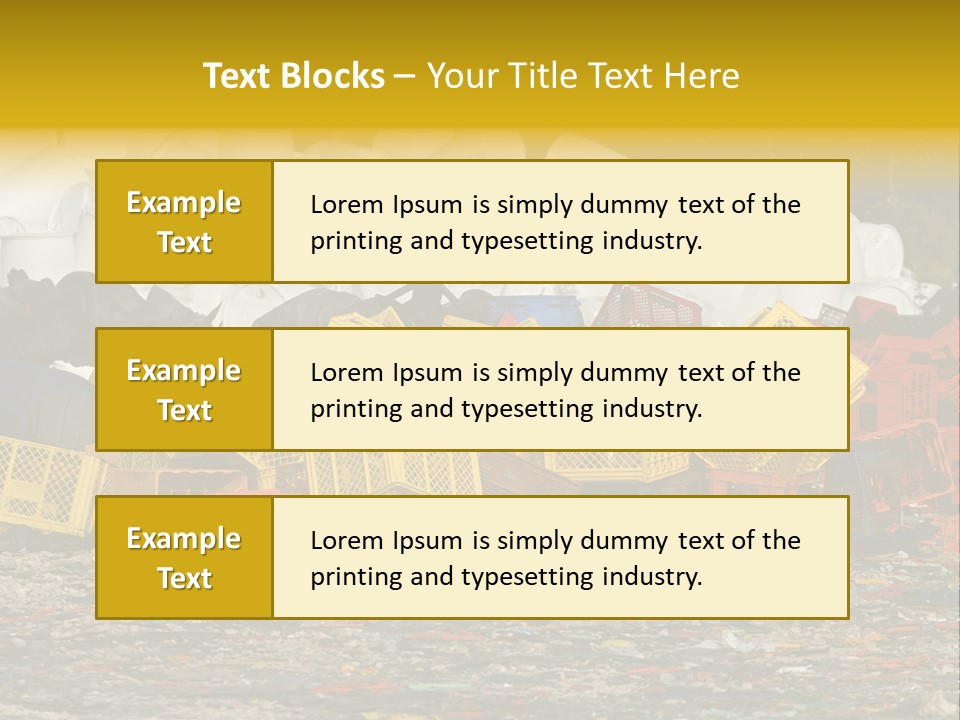 Junk Junkyard Scrapyard PowerPoint Template