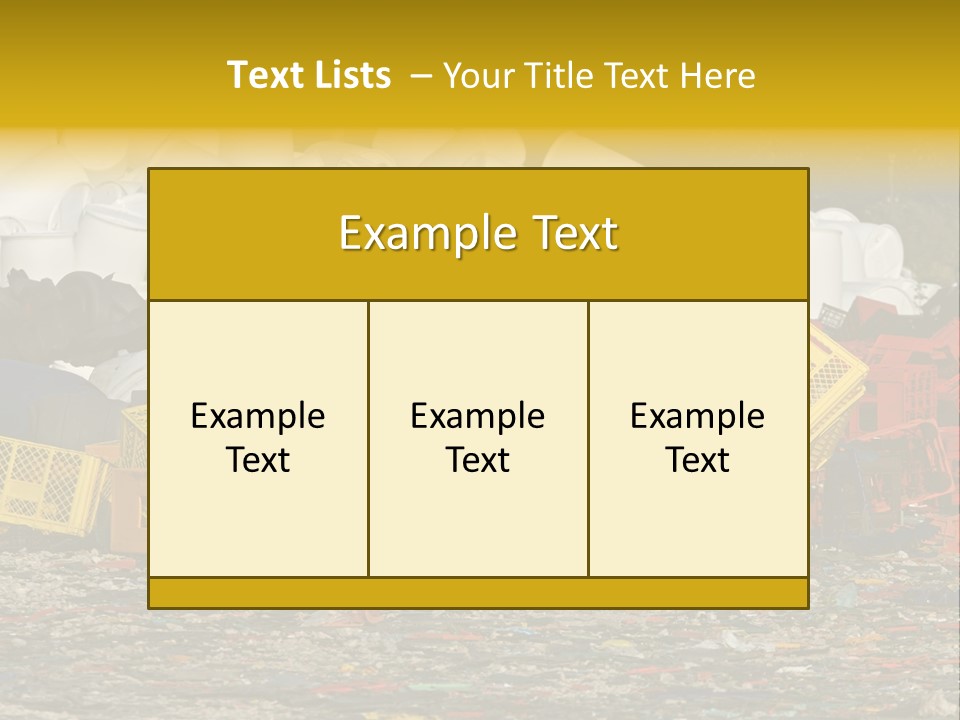 Junk Junkyard Scrapyard PowerPoint Template