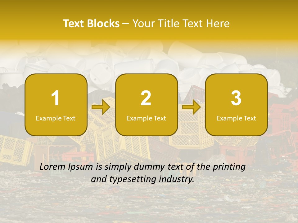 Junk Junkyard Scrapyard PowerPoint Template