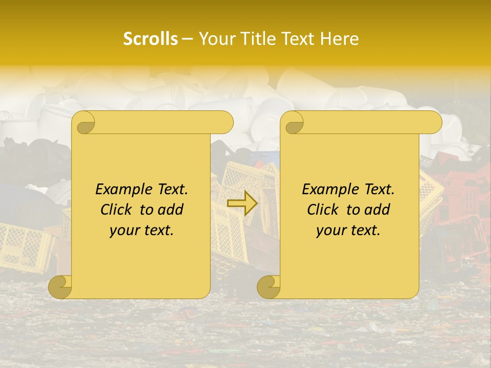 Junk Junkyard Scrapyard PowerPoint Template