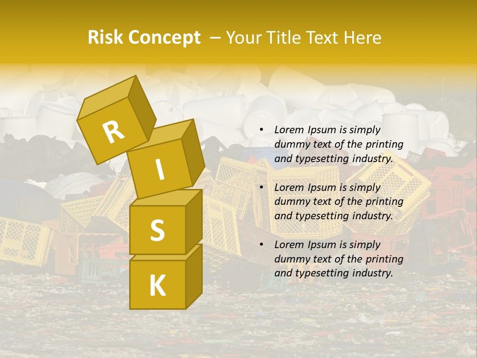 Junk Junkyard Scrapyard PowerPoint Template