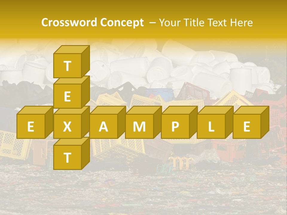 Junk Junkyard Scrapyard PowerPoint Template