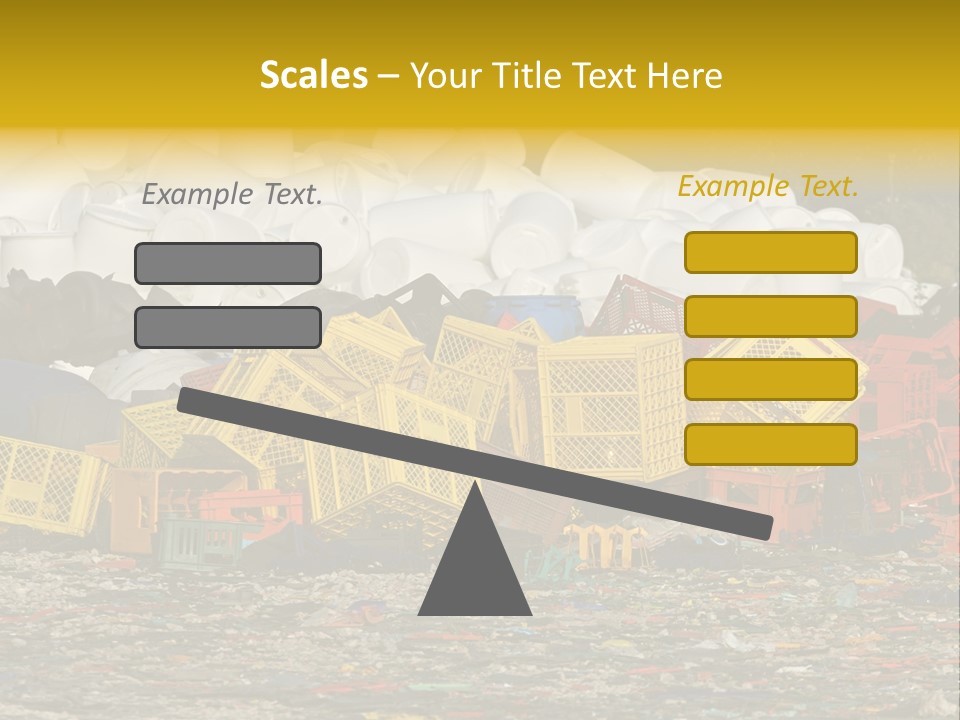 Junk Junkyard Scrapyard PowerPoint Template