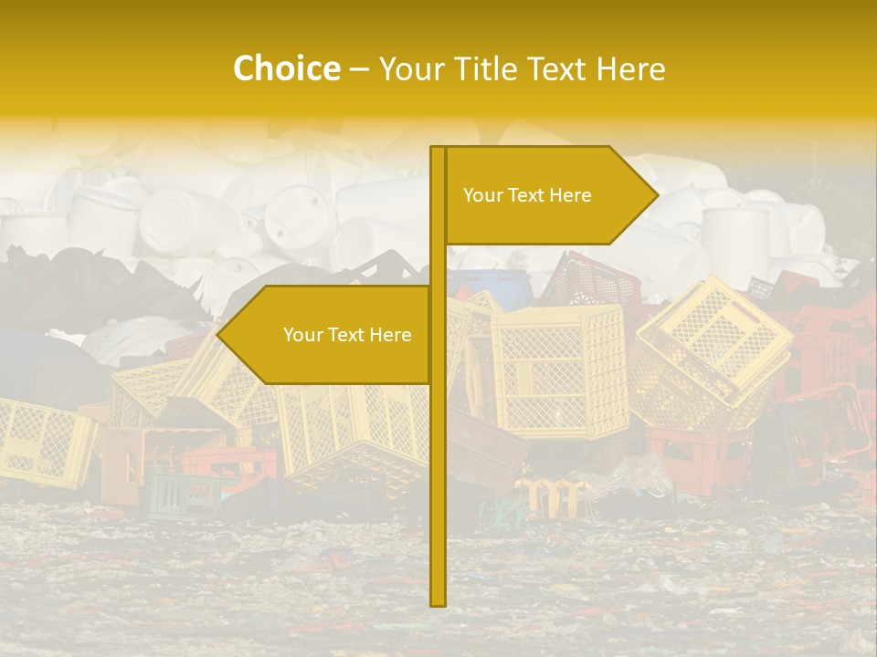 Junk Junkyard Scrapyard PowerPoint Template