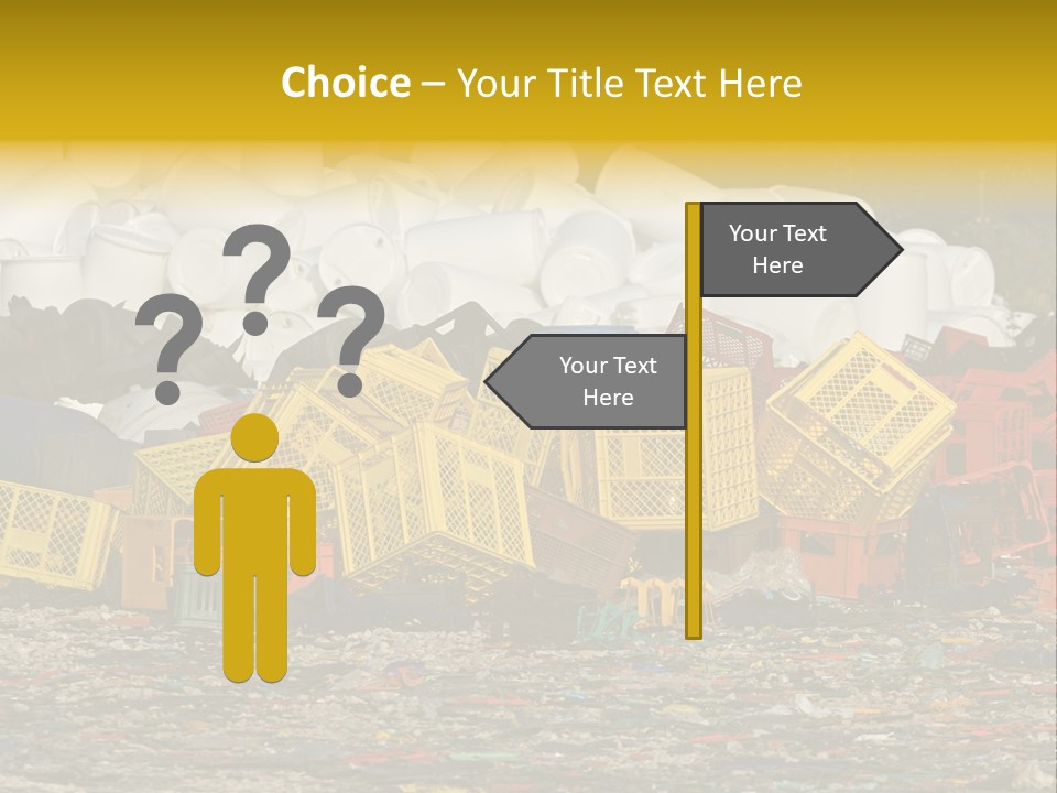 Junk Junkyard Scrapyard PowerPoint Template