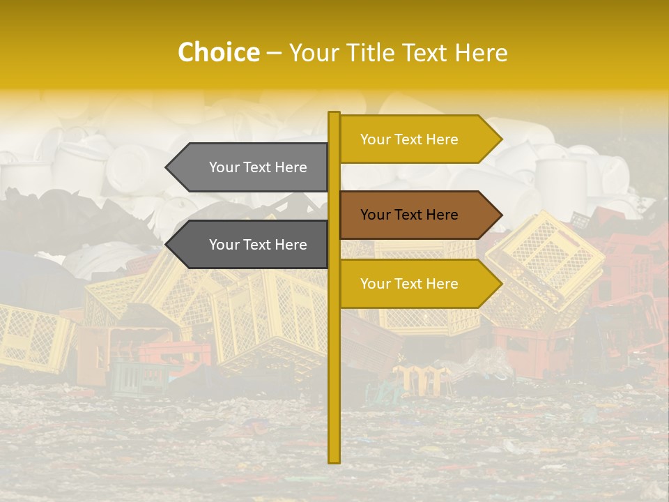 Junk Junkyard Scrapyard PowerPoint Template