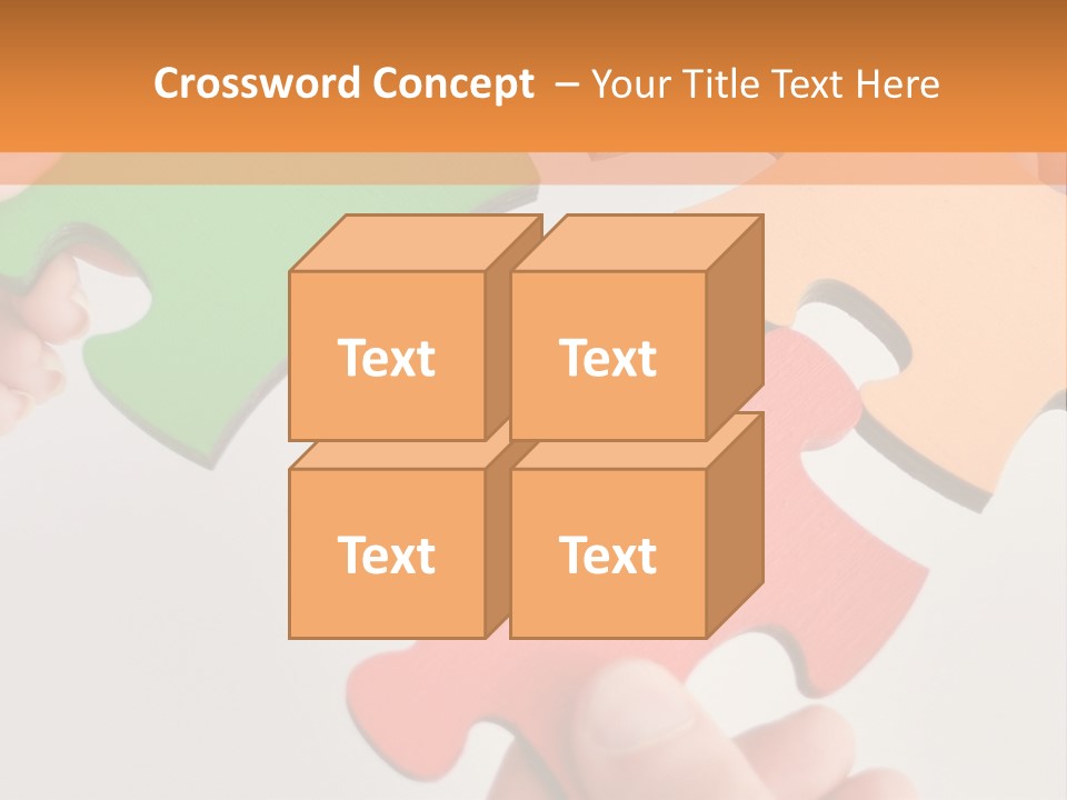 Connect White Strategy PowerPoint Template