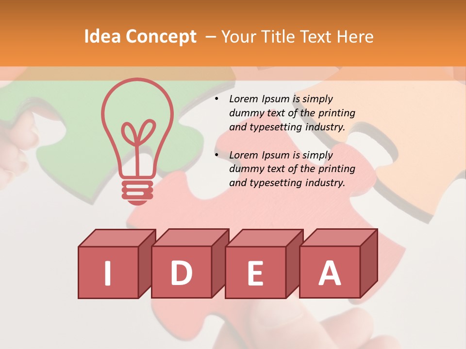 Connect White Strategy PowerPoint Template