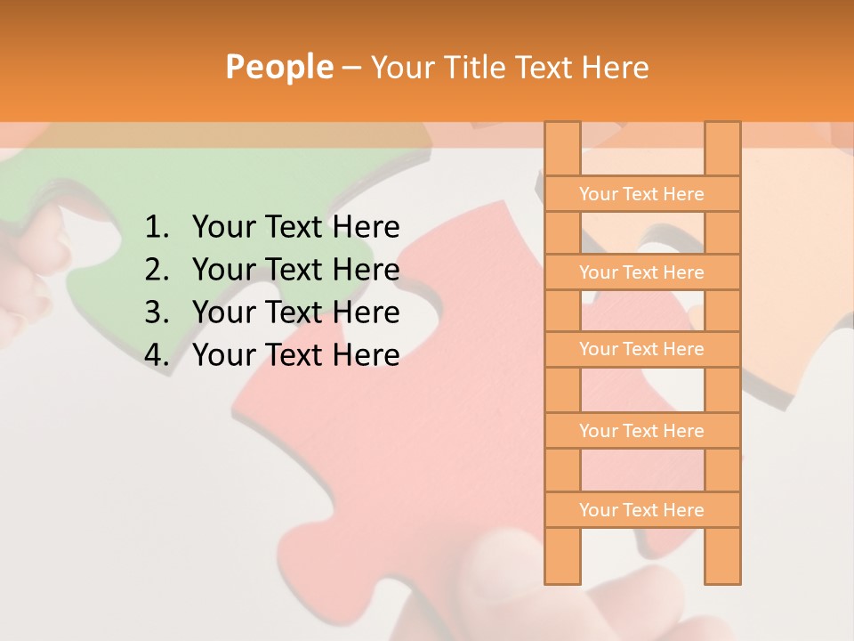 Connect White Strategy PowerPoint Template