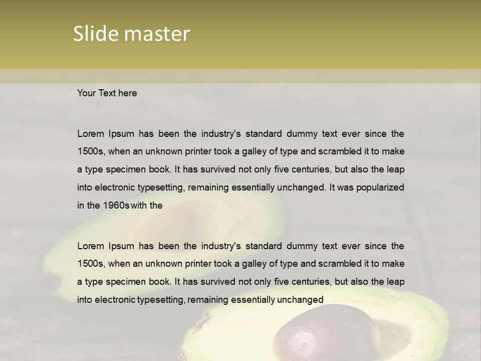 Fresh Rough Natural PowerPoint Template