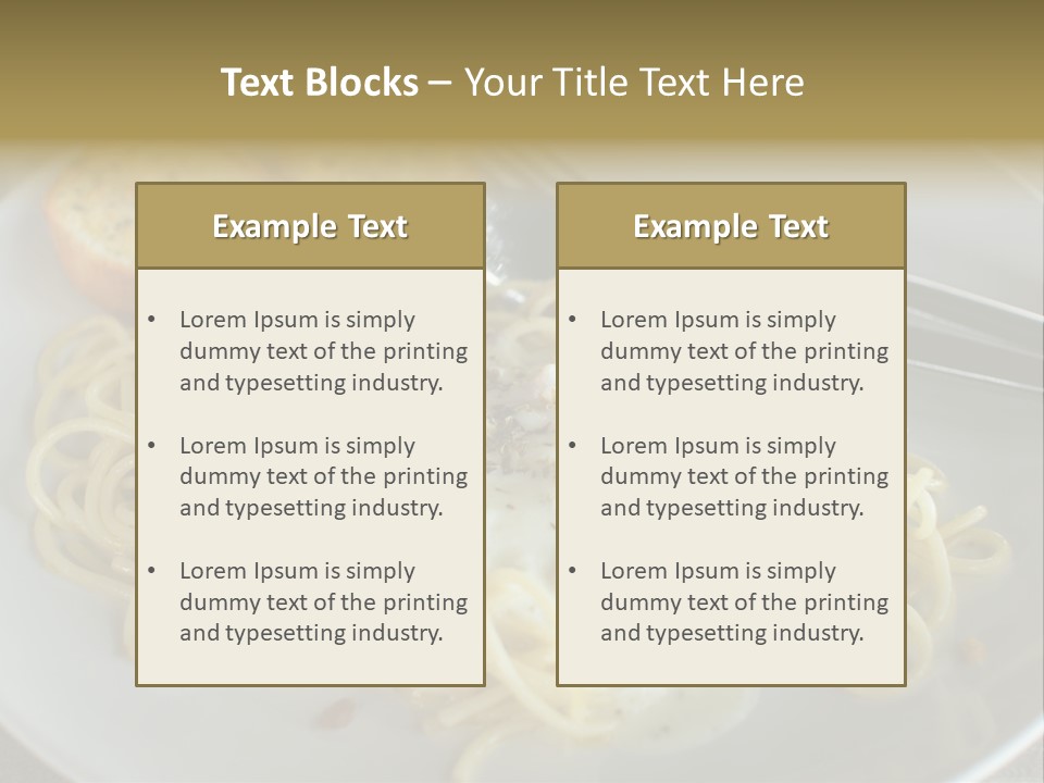 Plate Ingredient Still PowerPoint Template