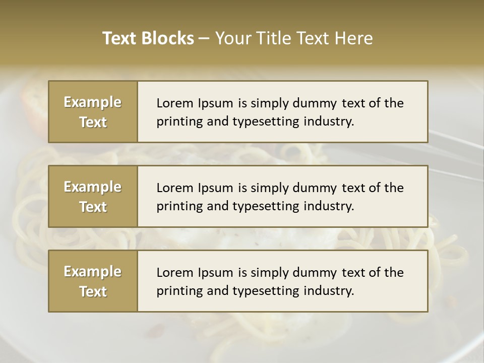 Plate Ingredient Still PowerPoint Template