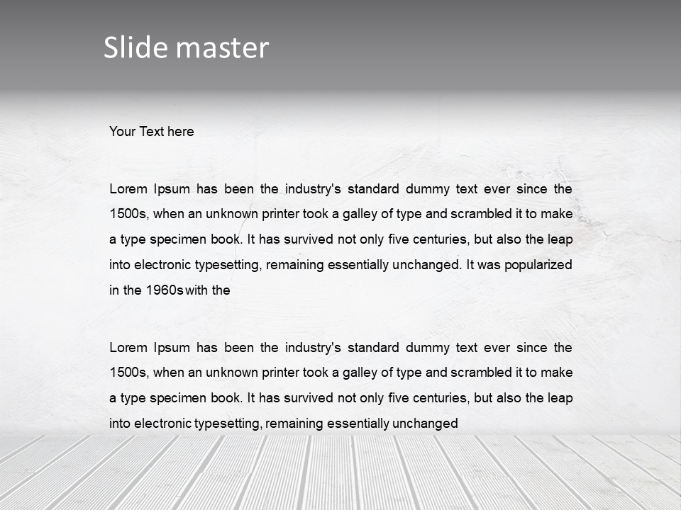 Texture Concrete View PowerPoint Template