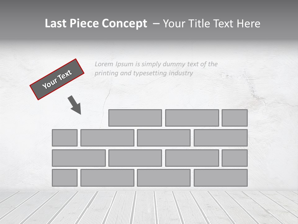 Texture Concrete View PowerPoint Template