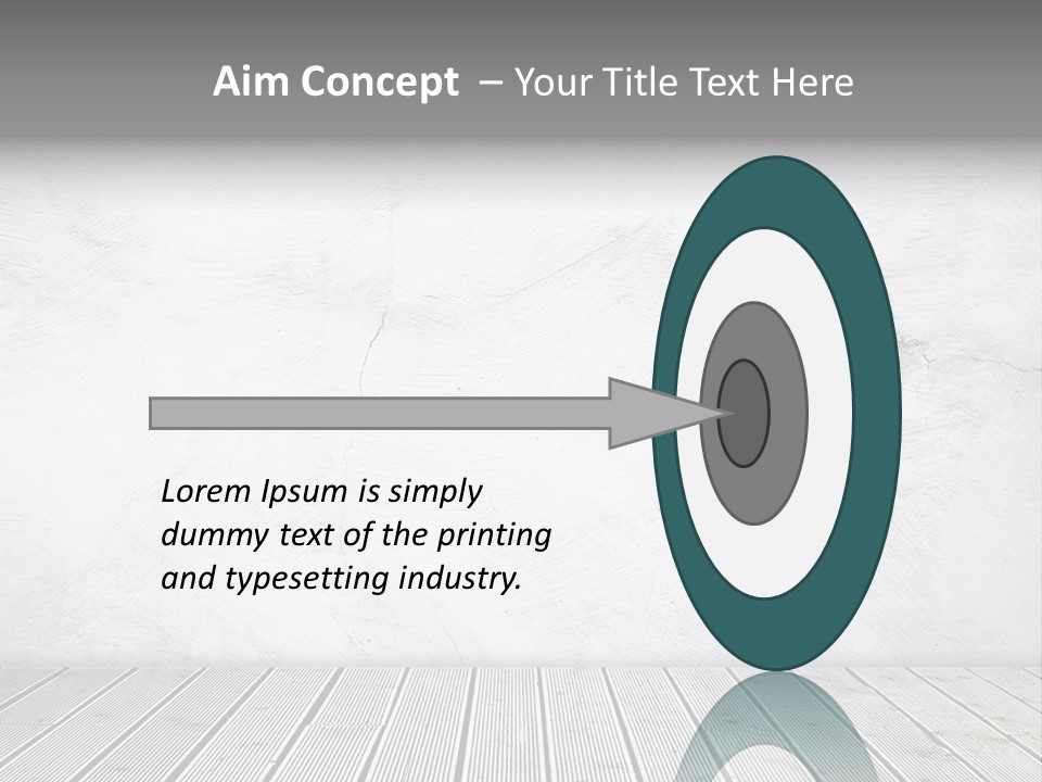 Texture Concrete View PowerPoint Template
