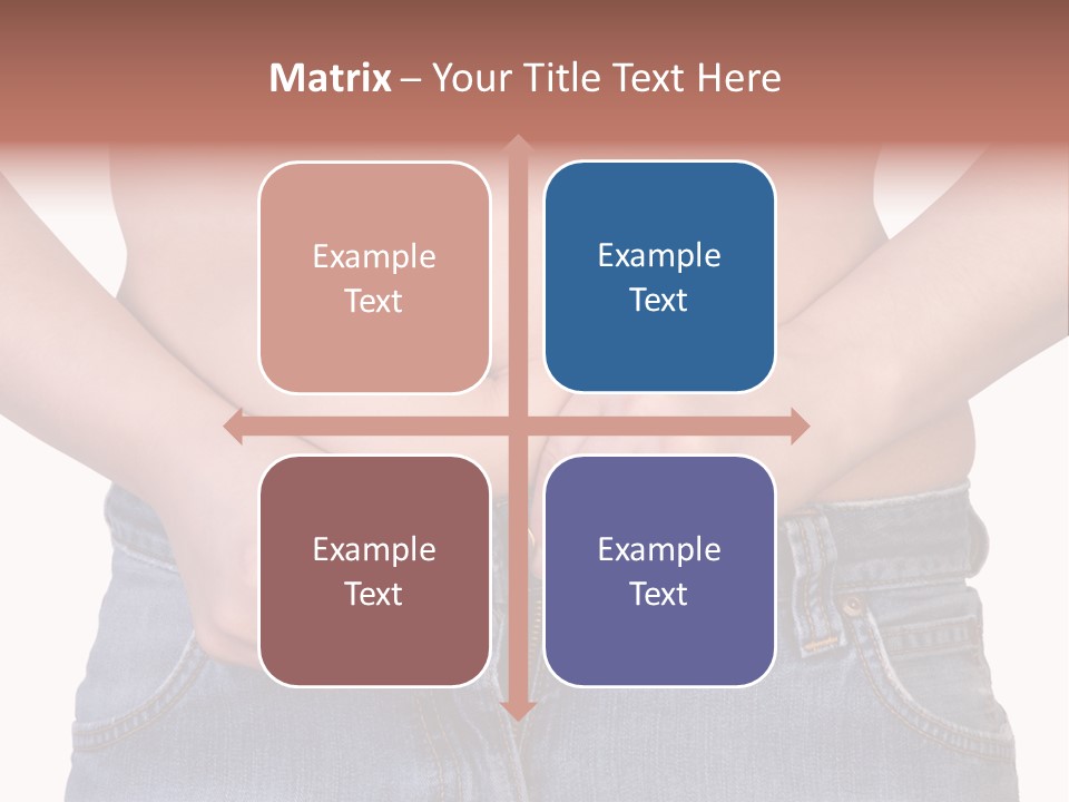 Navel Getting Dressed Cellulite PowerPoint Template