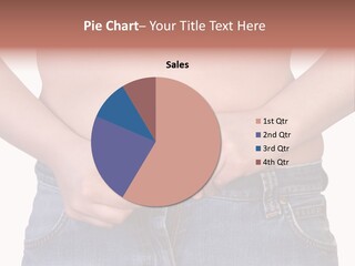 Navel Getting Dressed Cellulite PowerPoint Template