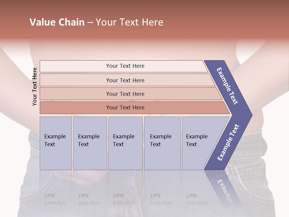 Navel Getting Dressed Cellulite PowerPoint Template