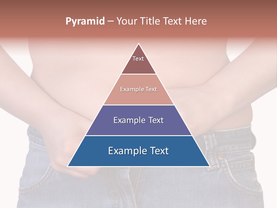 Navel Getting Dressed Cellulite PowerPoint Template