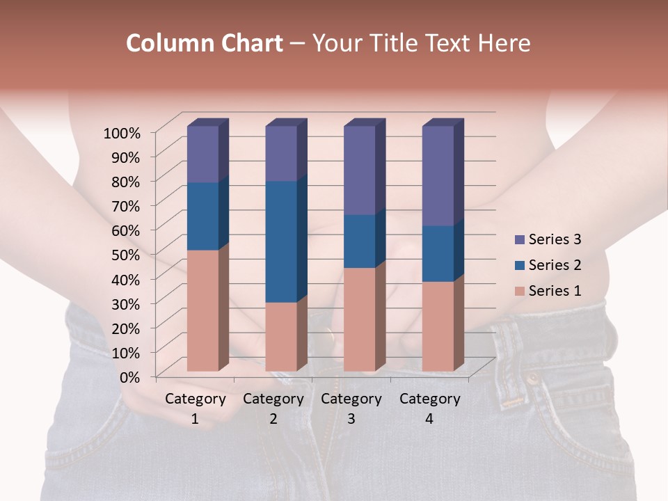 Navel Getting Dressed Cellulite PowerPoint Template