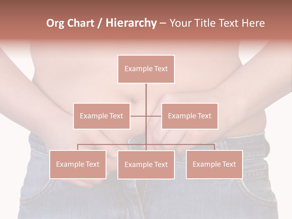 Navel Getting Dressed Cellulite PowerPoint Template