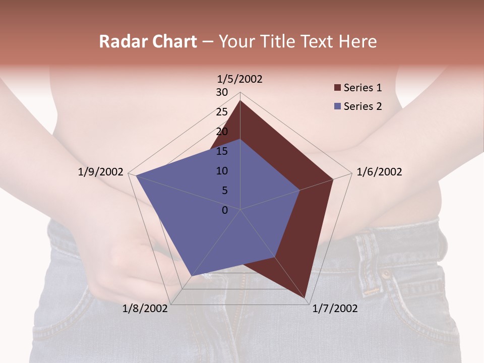 Navel Getting Dressed Cellulite PowerPoint Template
