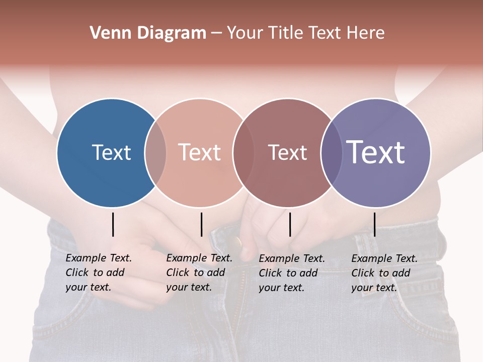 Navel Getting Dressed Cellulite PowerPoint Template