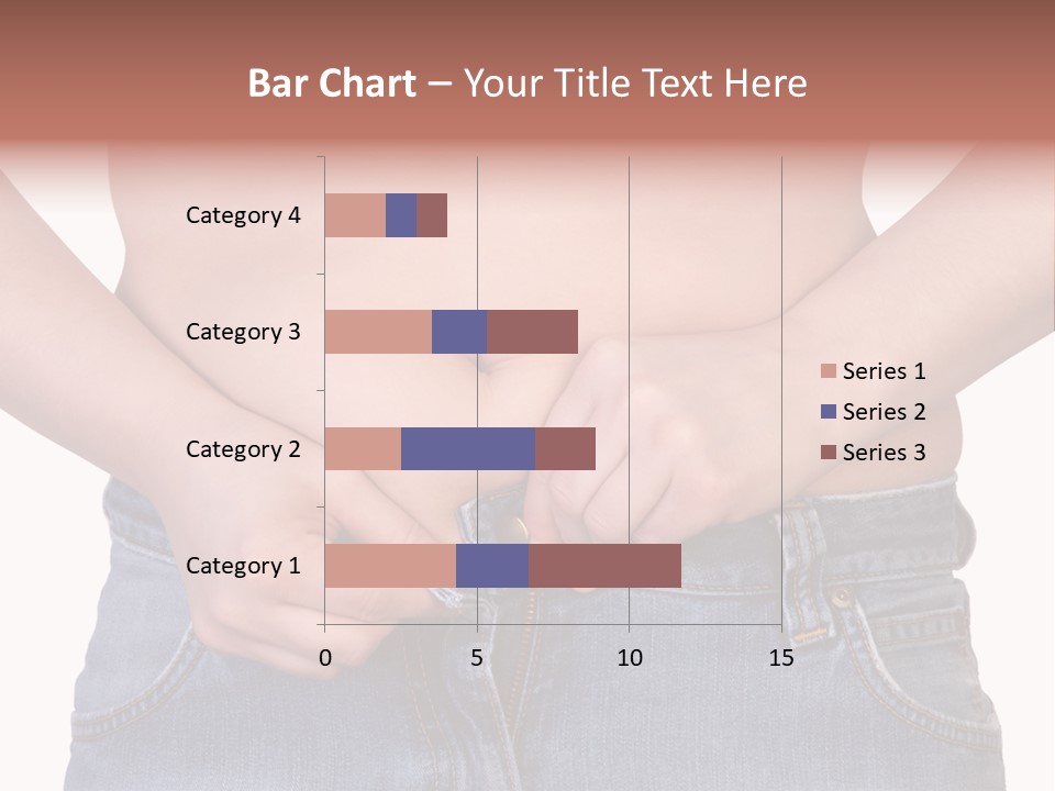 Navel Getting Dressed Cellulite PowerPoint Template