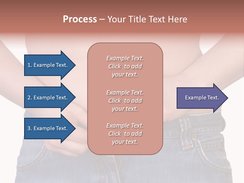 Navel Getting Dressed Cellulite PowerPoint Template