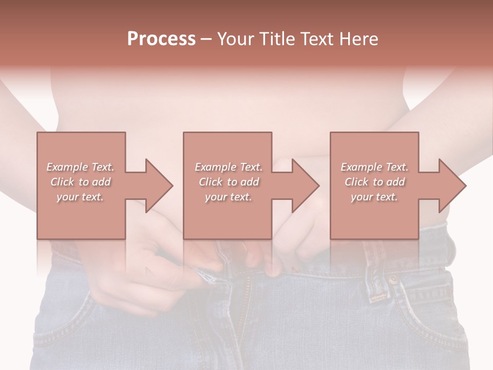 Navel Getting Dressed Cellulite PowerPoint Template