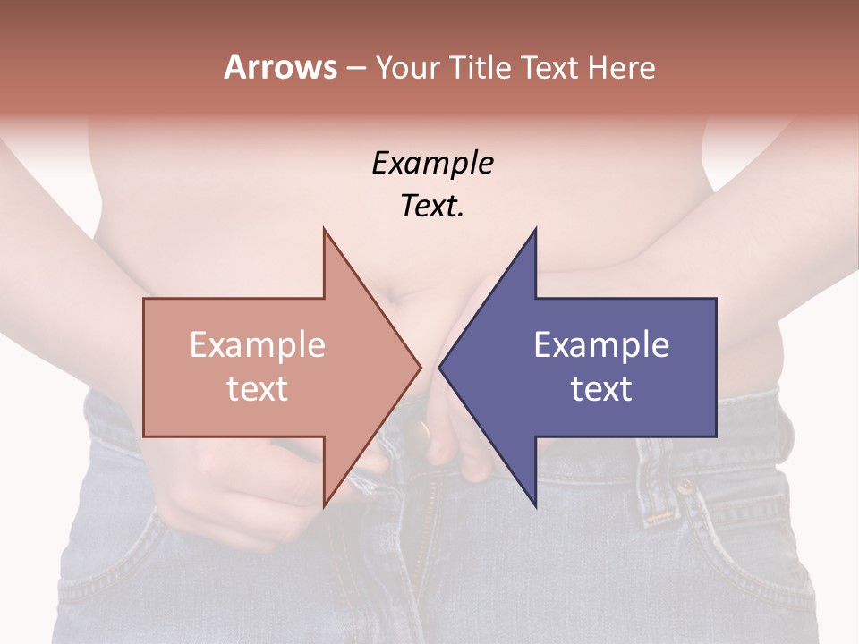 Navel Getting Dressed Cellulite PowerPoint Template