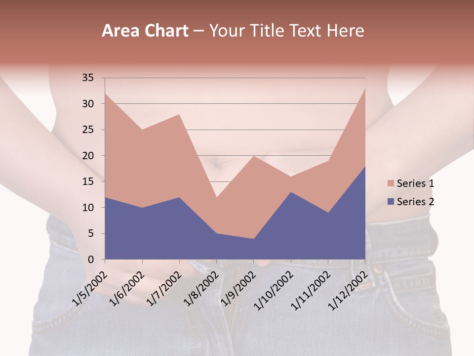 Navel Getting Dressed Cellulite PowerPoint Template