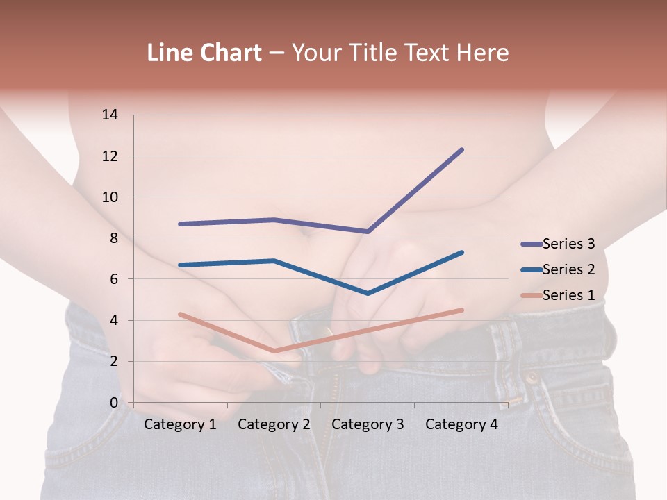 Navel Getting Dressed Cellulite PowerPoint Template