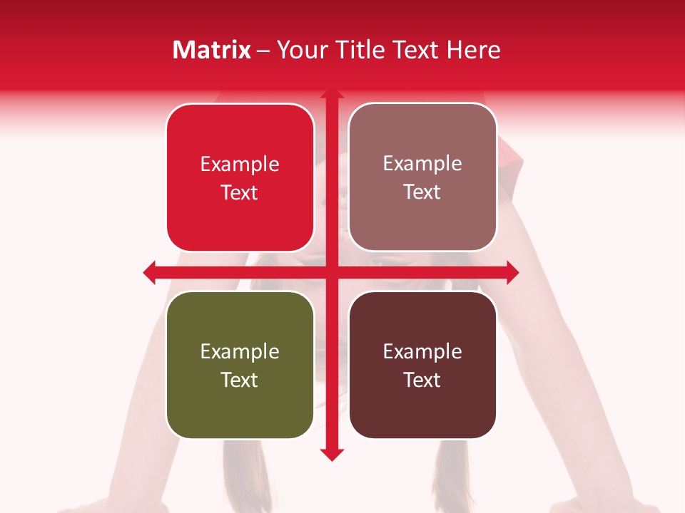 A Little Girl Doing A Handstand On Her Head PowerPoint Template